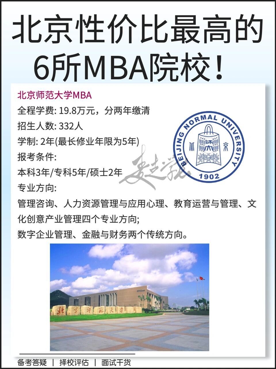 2024 北师大mba,中国农业大学mba,北航mba,央财mba,北理工mba,对外