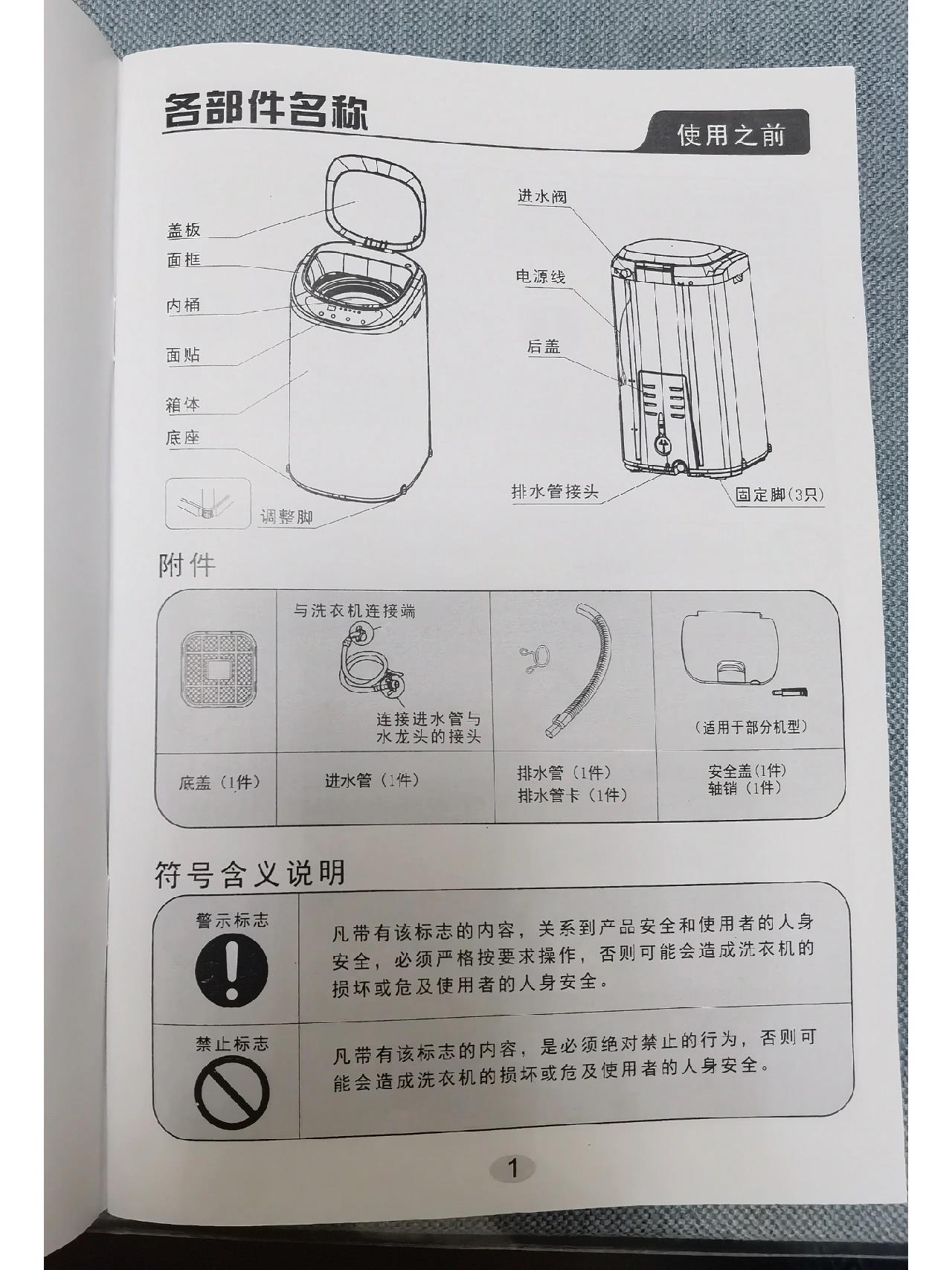 荣事达洗衣机使用说明书1@小q偷生闲的动态