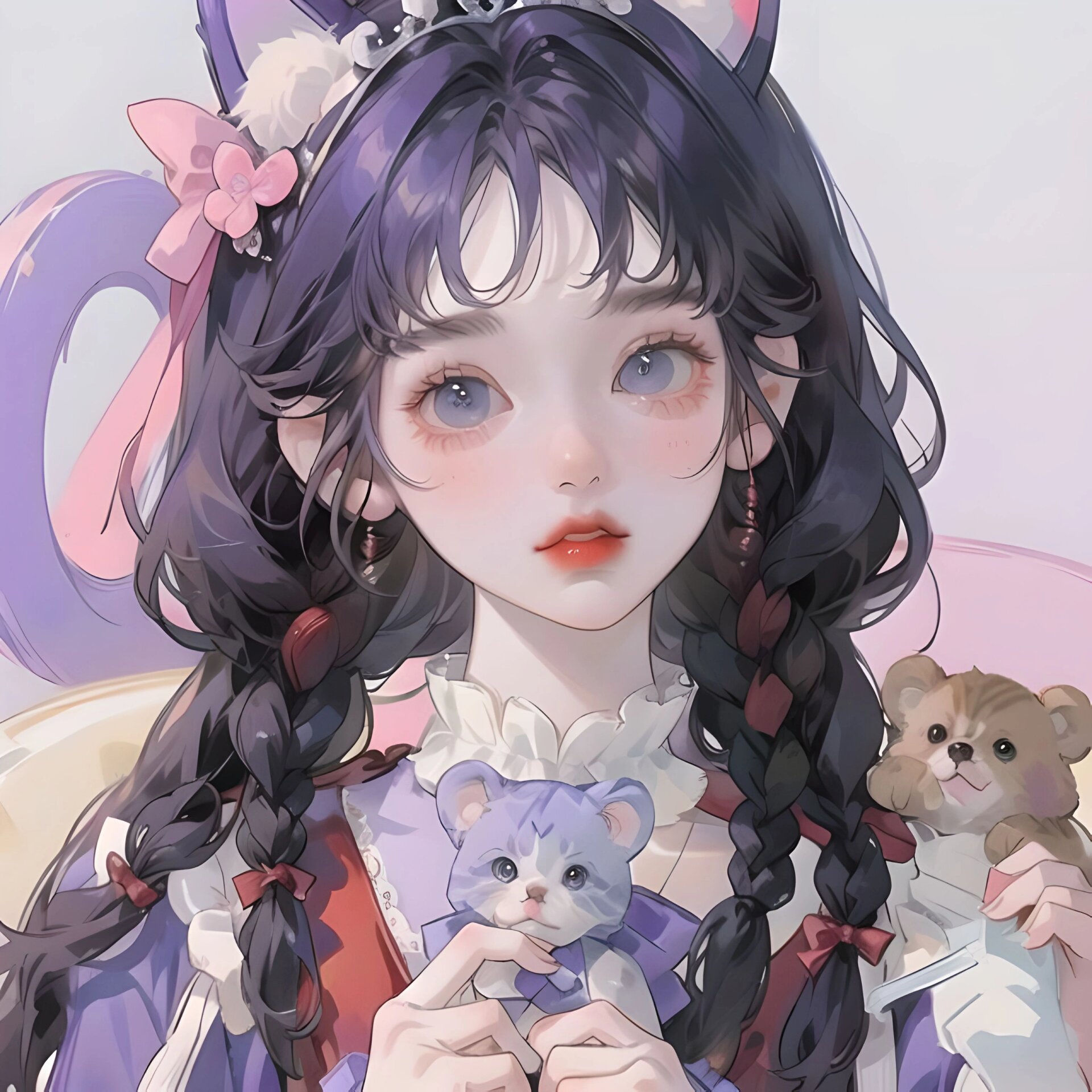 绝美的洛丽塔少女头像