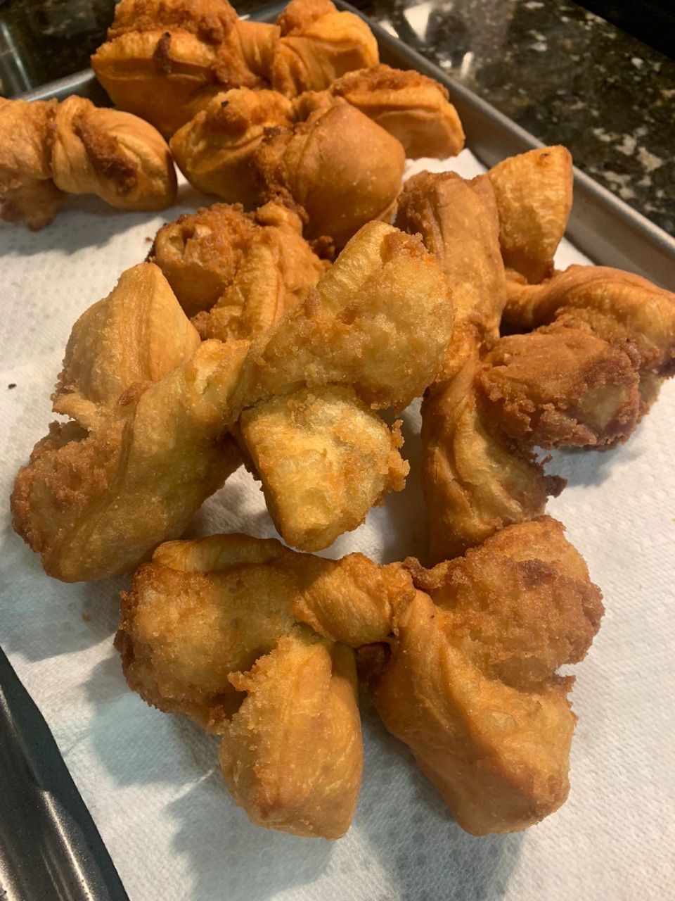 家乡特色小吃"马耳朵" 第一次做特别成功.就是这香甜酥脆的味道91