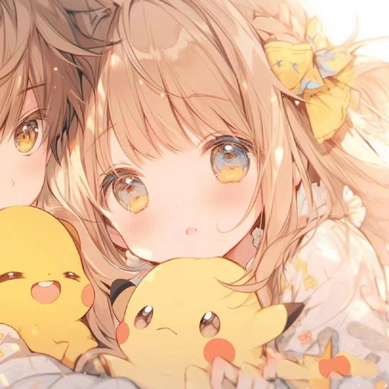 皮卡丘情侣头像 很可爱,不是原创
