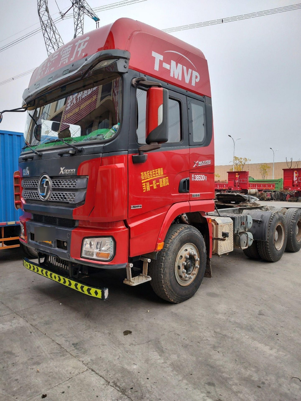 德龙x3000牵引车,550马力潍柴,重载版,2019年5月,国五,由于疫情才跑7