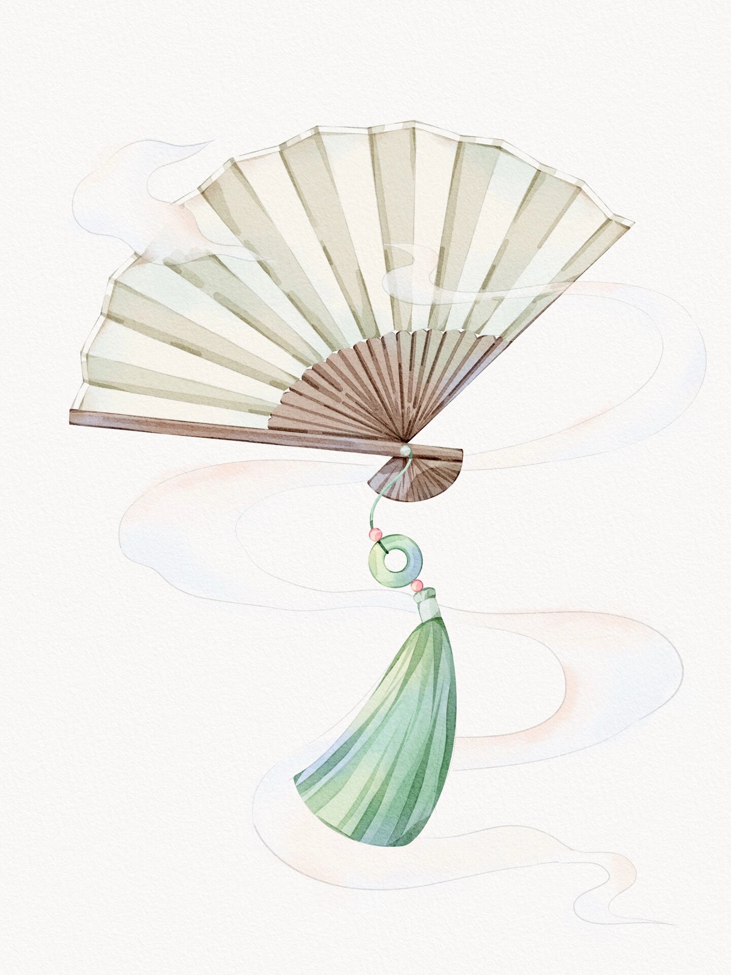 古风折扇 课程范例!生活小物主题