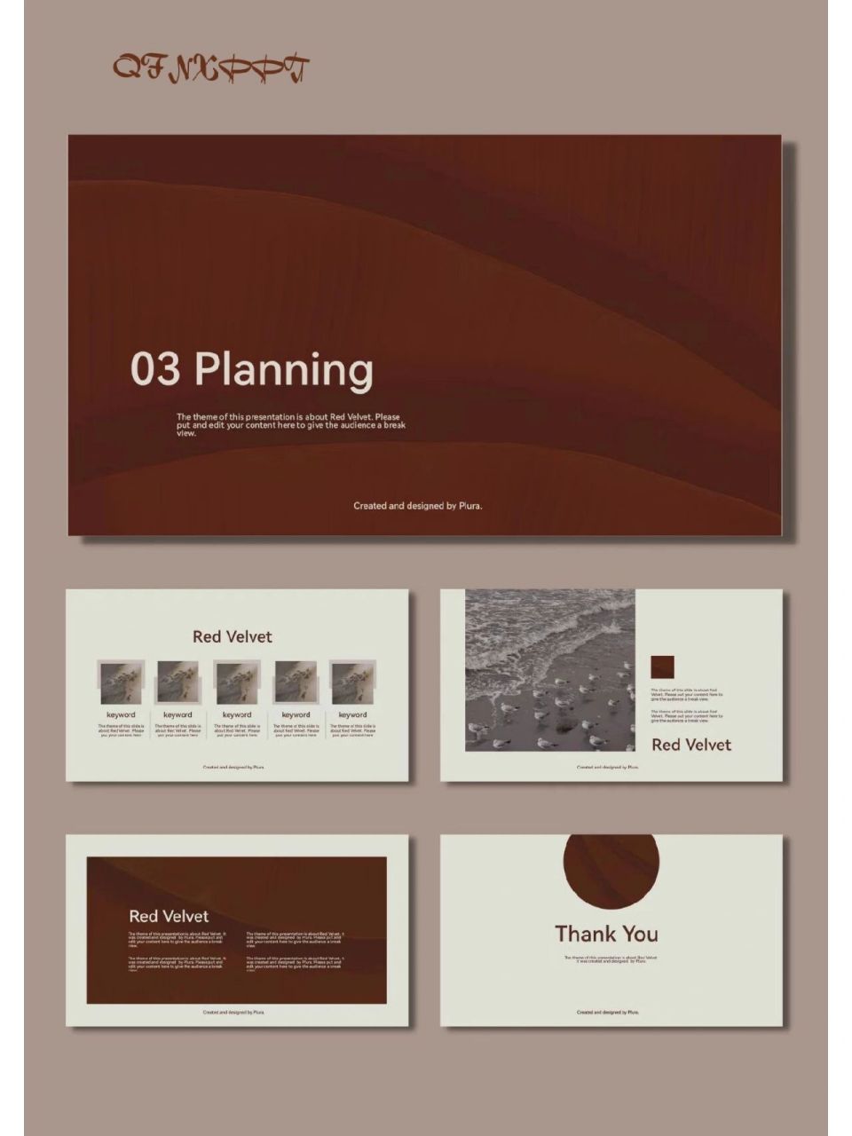 勃艮第红酒红简约高级感ppt模板【520】 🌹共15页,图文可编辑修改 #