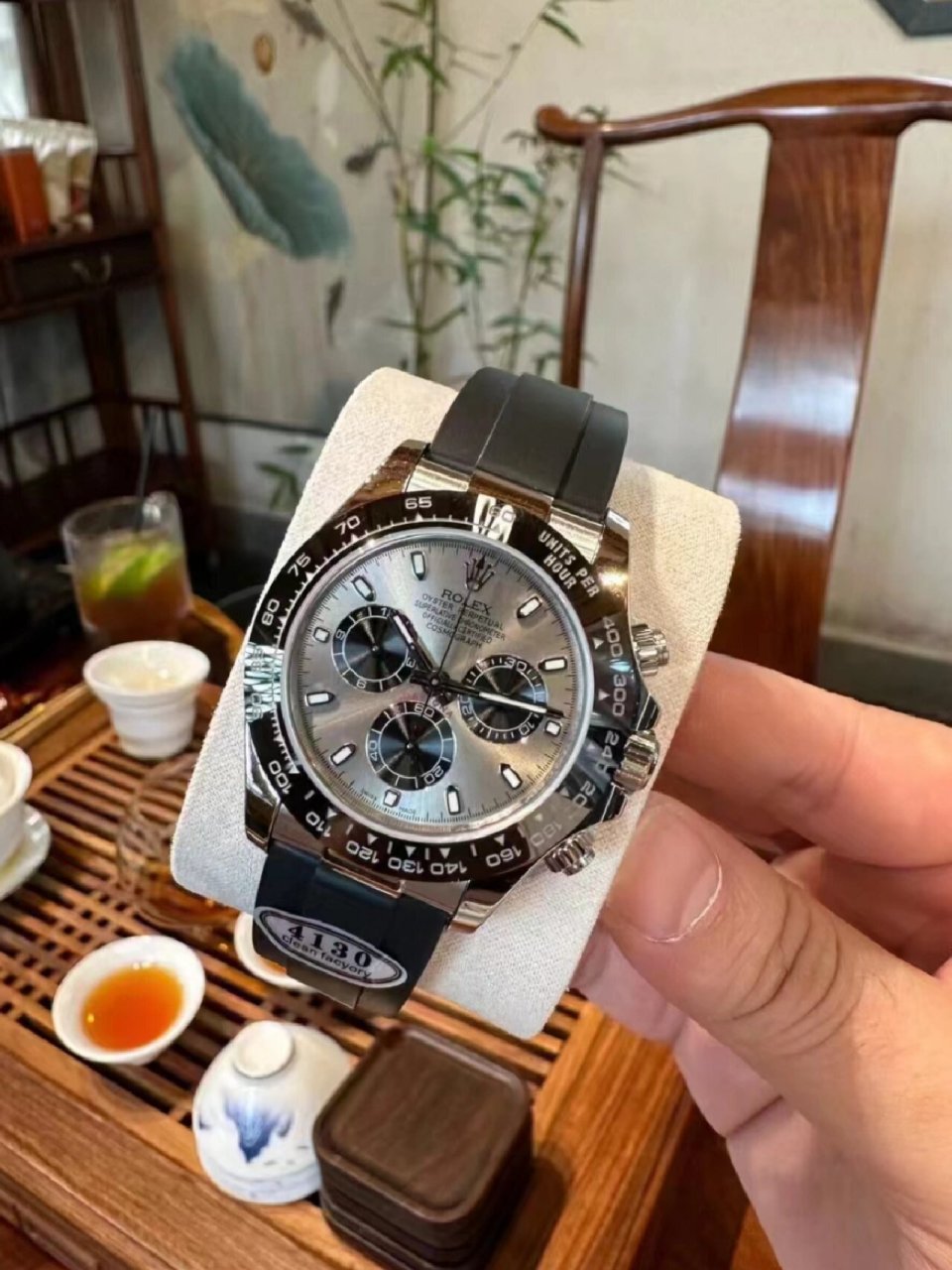 劳力士迪通拿水泥灰|低9079 8月底从客户手中收到一只劳力士迪通