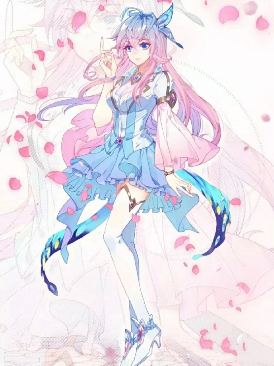 第一武魂:光明女神蝶74光明龙神蝶 第一魂技 光明女神蝶:翅翼铡刀