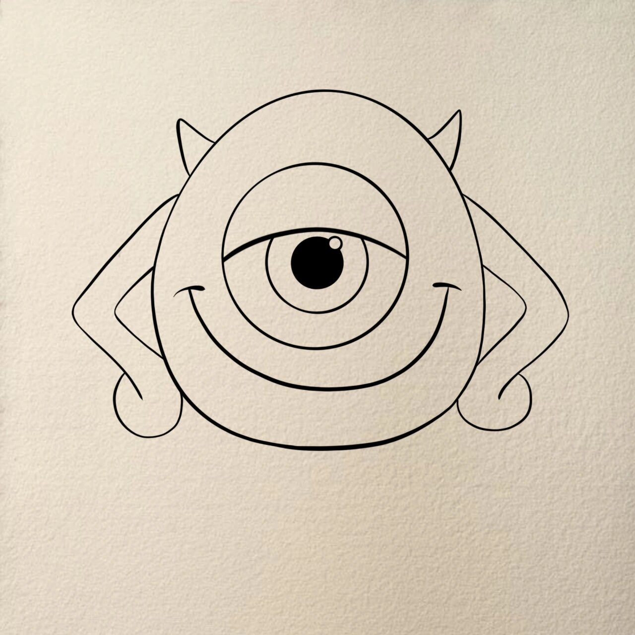 简笔画7815大眼仔7815 "我相信若热切祈祷,能够给他人展示我