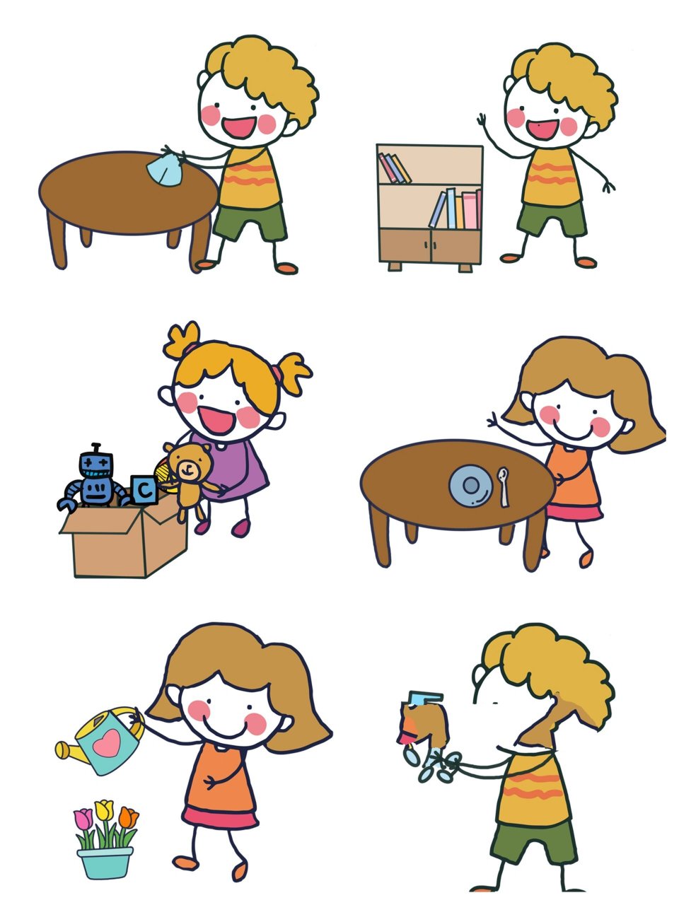 主题环创素材|小小值日生2