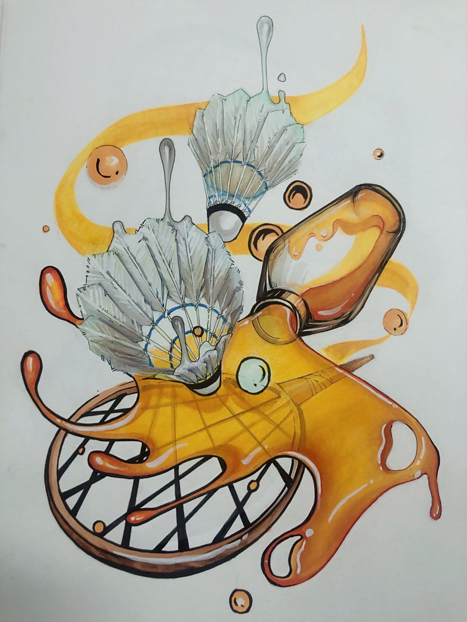 川美设计/设计基础/ 图形组合 运动 61素材 学生川美第一节课《运动