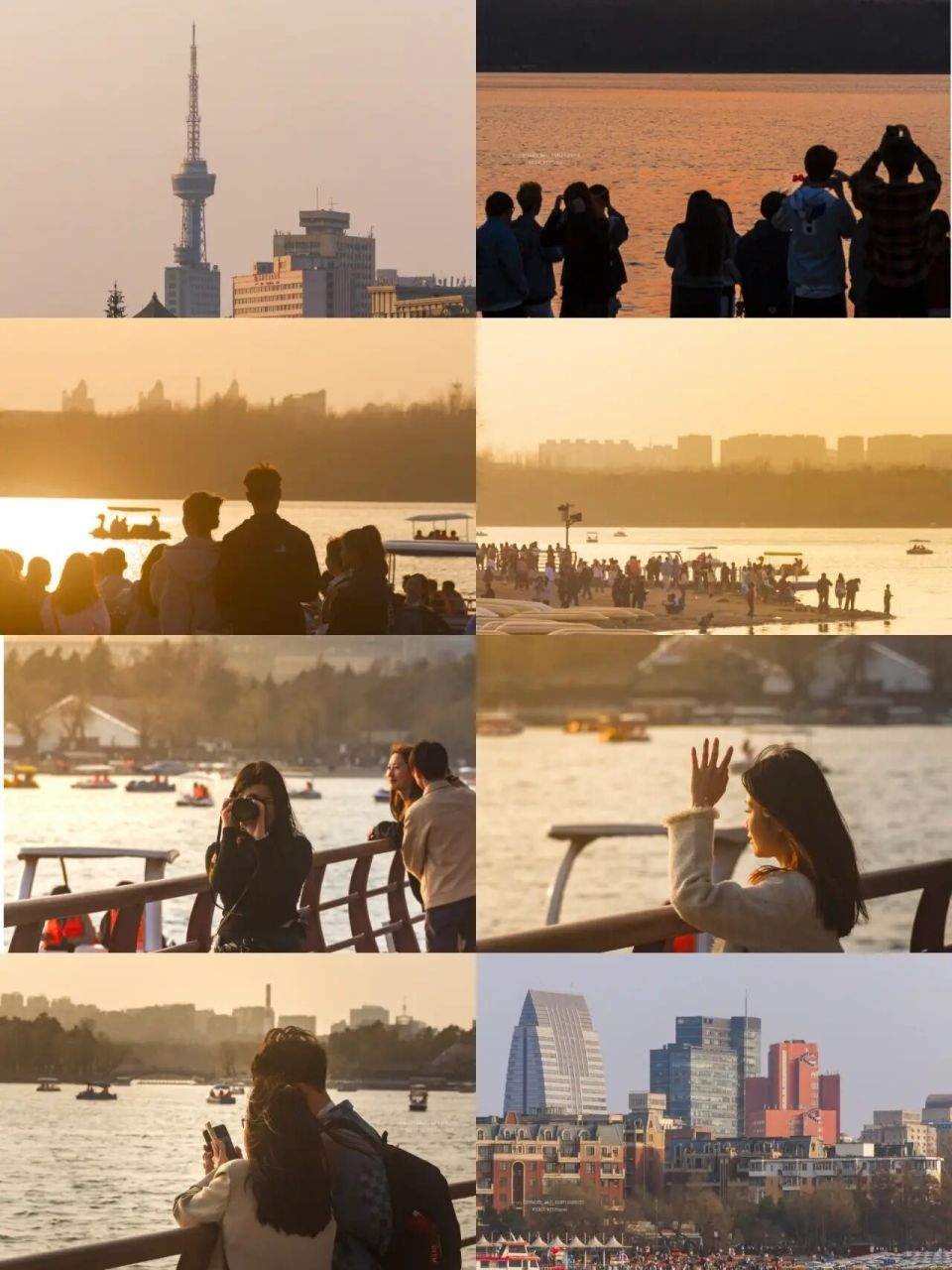 吉林·长春|南湖公园 99长春市南湖公园金沙滩_/落日归山海 山海藏