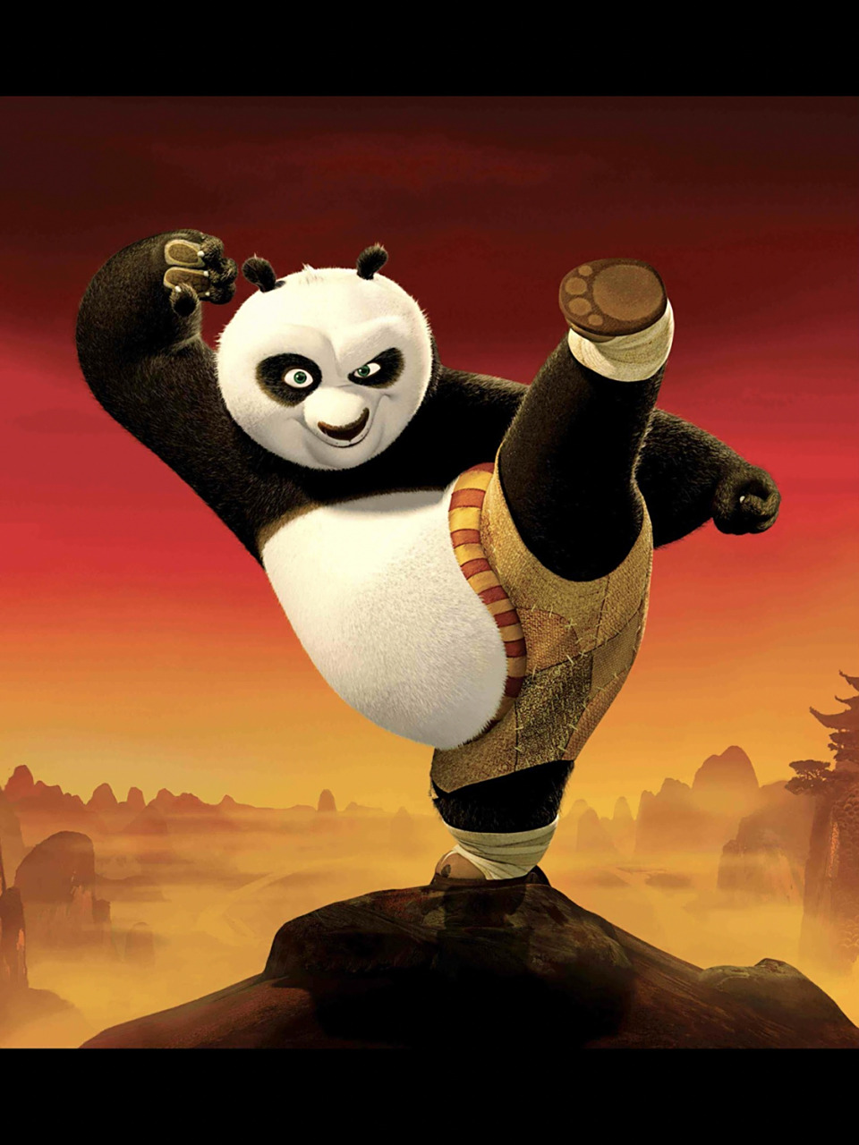 功夫熊猫  卡通电影海报 儿童绘画 9--12岁系列课程!