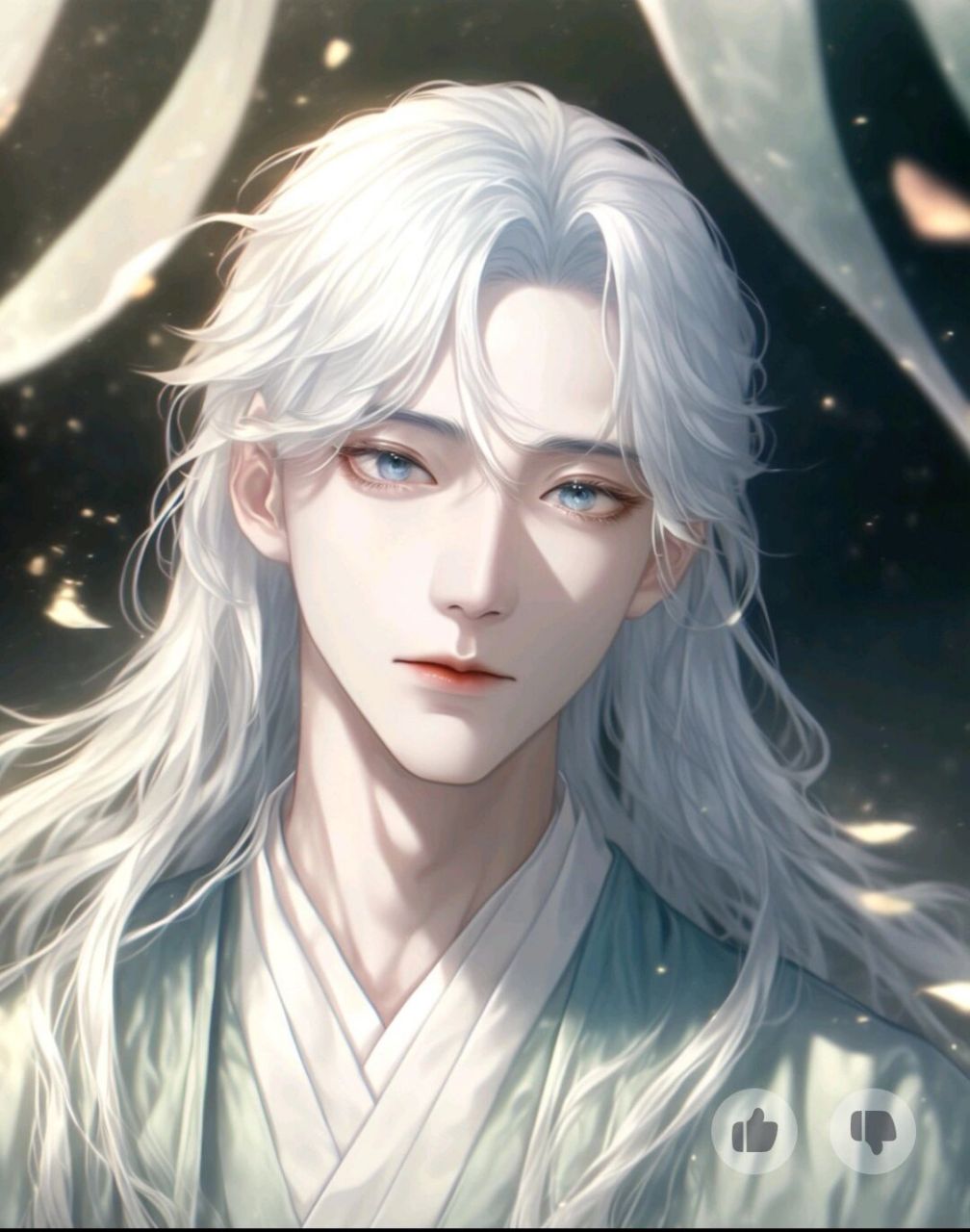 白发是真的很绝,自带仙风道骨 每日一看美男子,延年益寿九十九