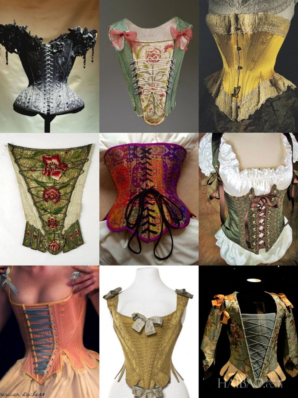 古董服饰宫廷风束腰vintage