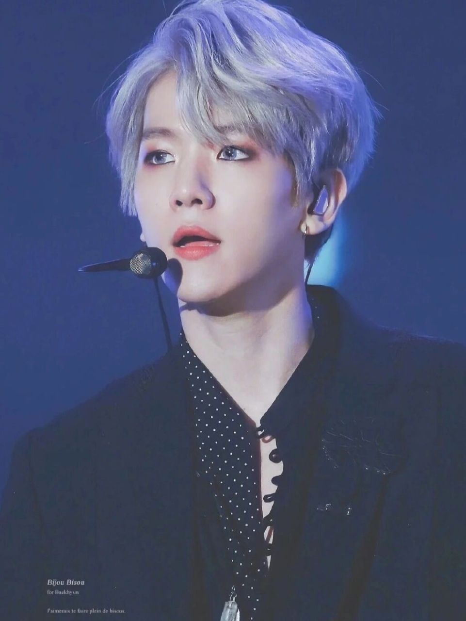 exo九人—边伯贤神图 只要还剩一口气,就一直在一起吧.