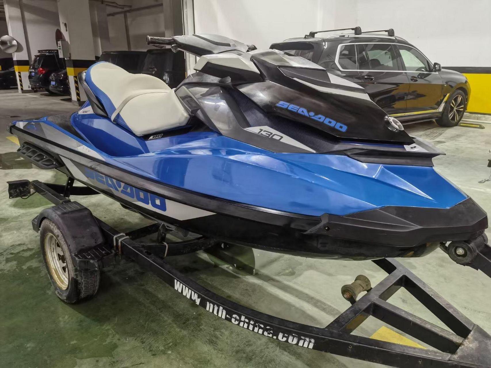 18年庞巴迪摩托艇gti130,126小时实表纯淡水(个人艇非营运),有局部小