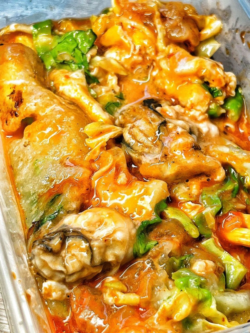 小时候看《转角遇到爱7815》 就超馋97男女主吃的蚵仔煎04 去
