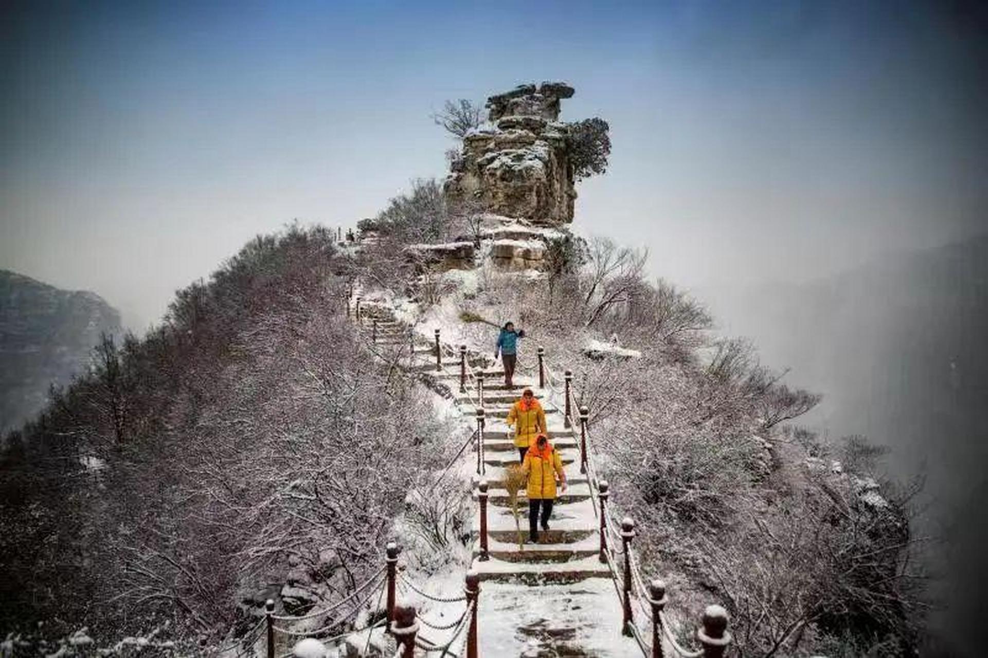 通天峡观景台图片