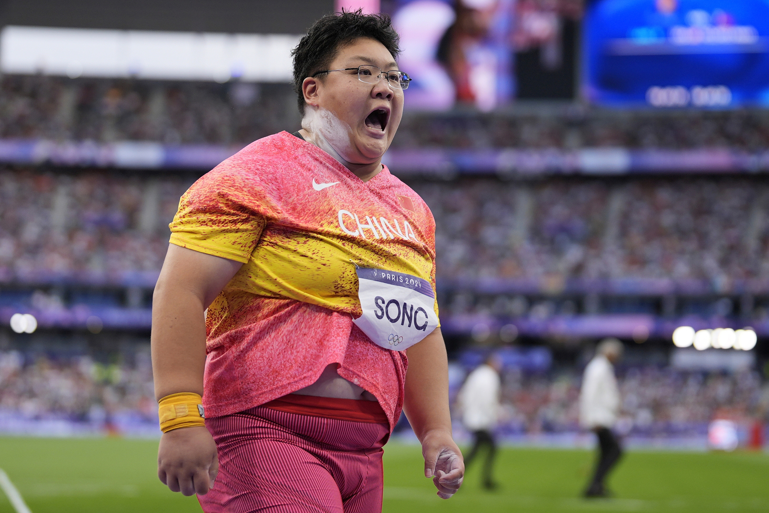 宋佳媛铅球铜牌##巩立姣铅球第五#