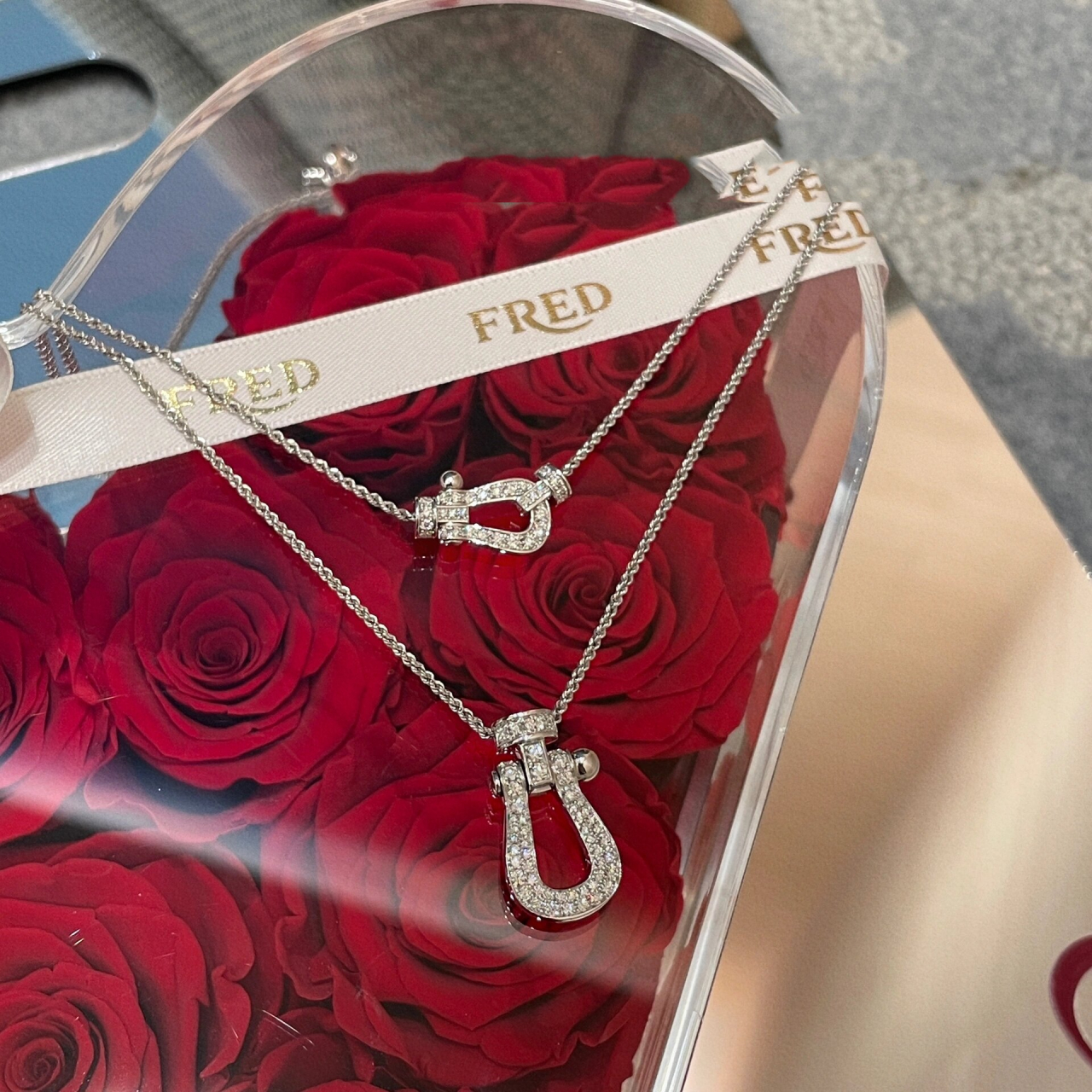 fred马蹄扣项链94 很多宝宝纠结买哪个号的?