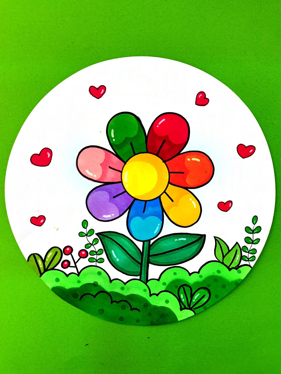 春天简笔画,花朵简笔画,一起来画美丽的七 春天简笔画,花朵简笔画,一