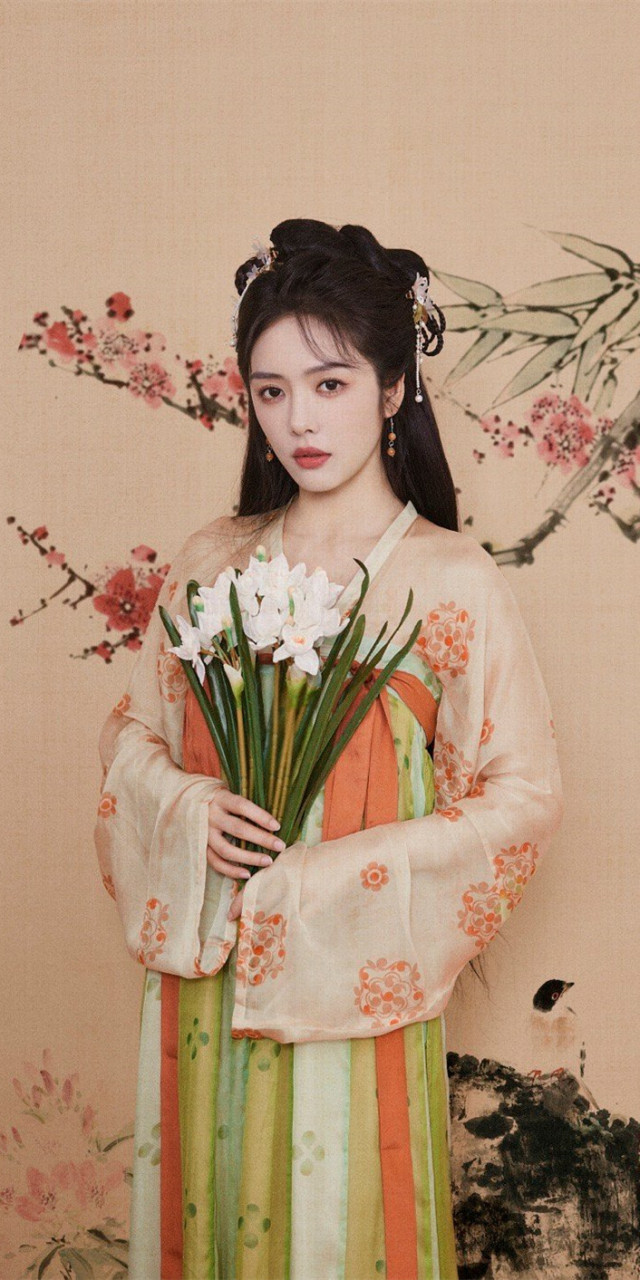 蔡文静你好星期六cos水仙花神威风写真壁纸