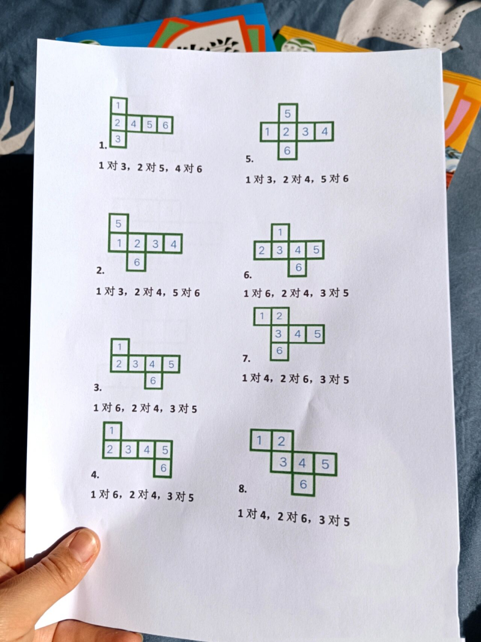 一年级下数学正方体找对面,用口诀解决问题 一年级又一难点,用简易