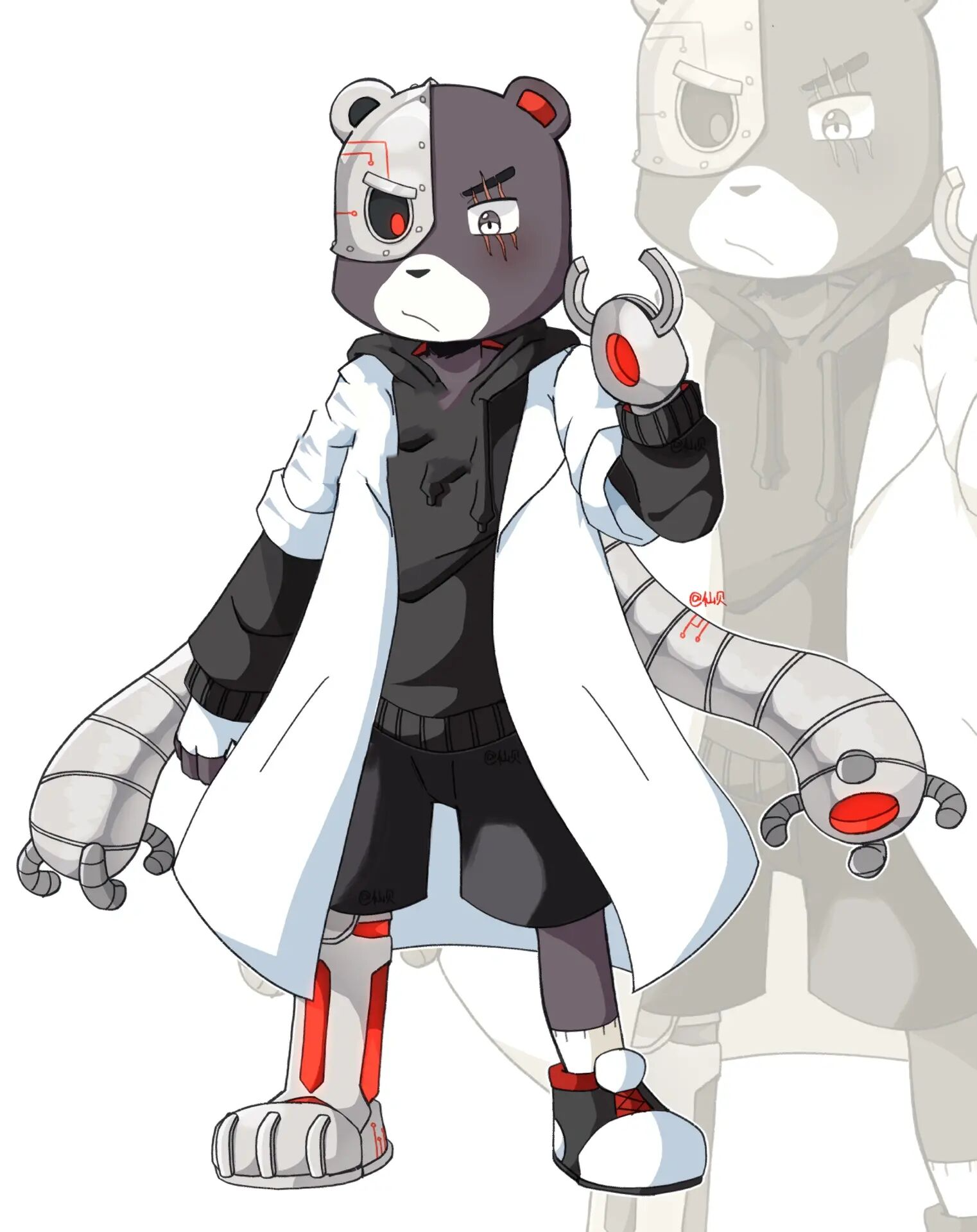 弗兰熊私设 发一下不久前的是私设的立绘www!