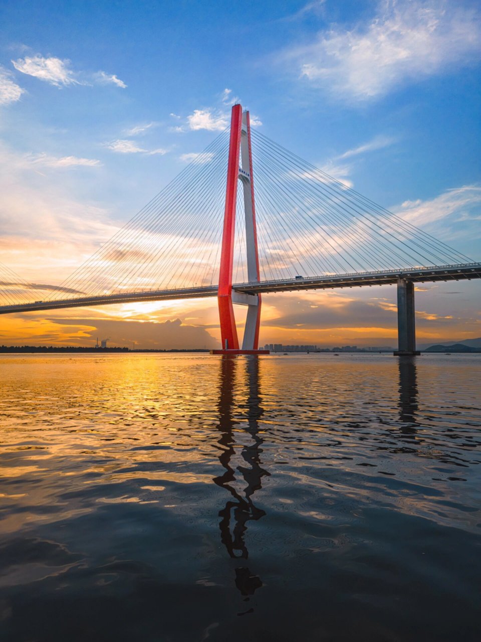 航拍江门📷 |新会银洲湖大桥🌅 时隔431天打卡银洲湖大桥,舒服.