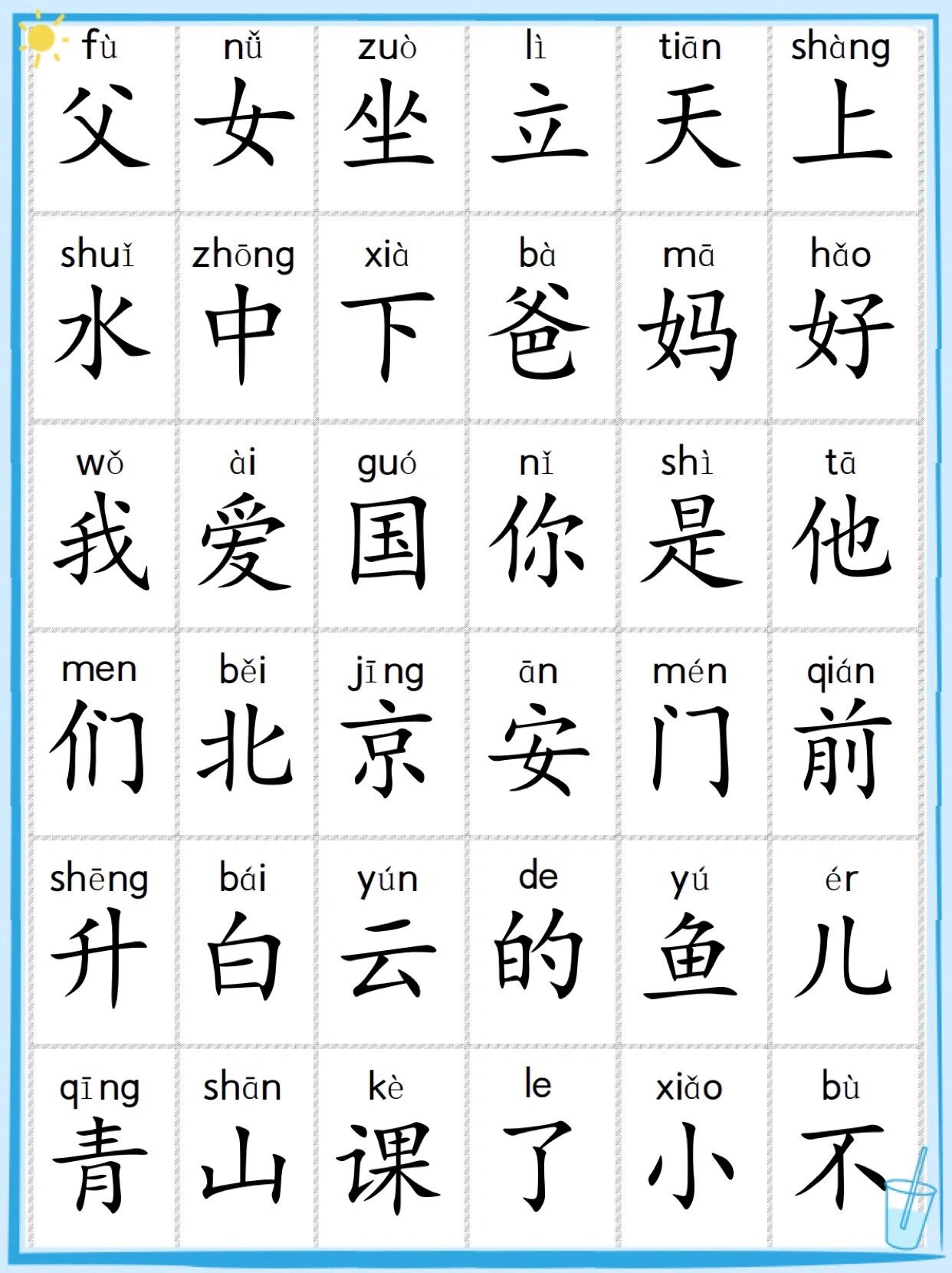 📚【小学生必备】1-6年级识字表(附拼音) 👉这里是小学生必备的