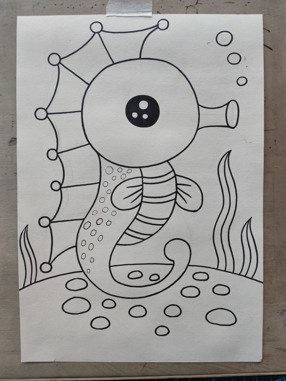 儿童简笔画《步骤图》