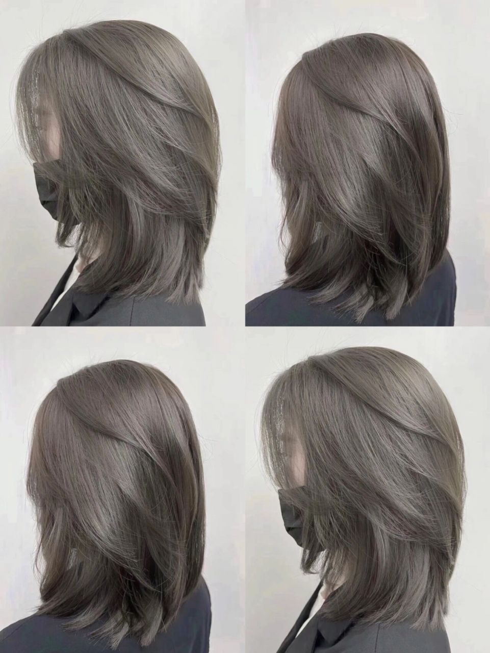 春夏季染发分享|超好看的亚麻灰棕色!
