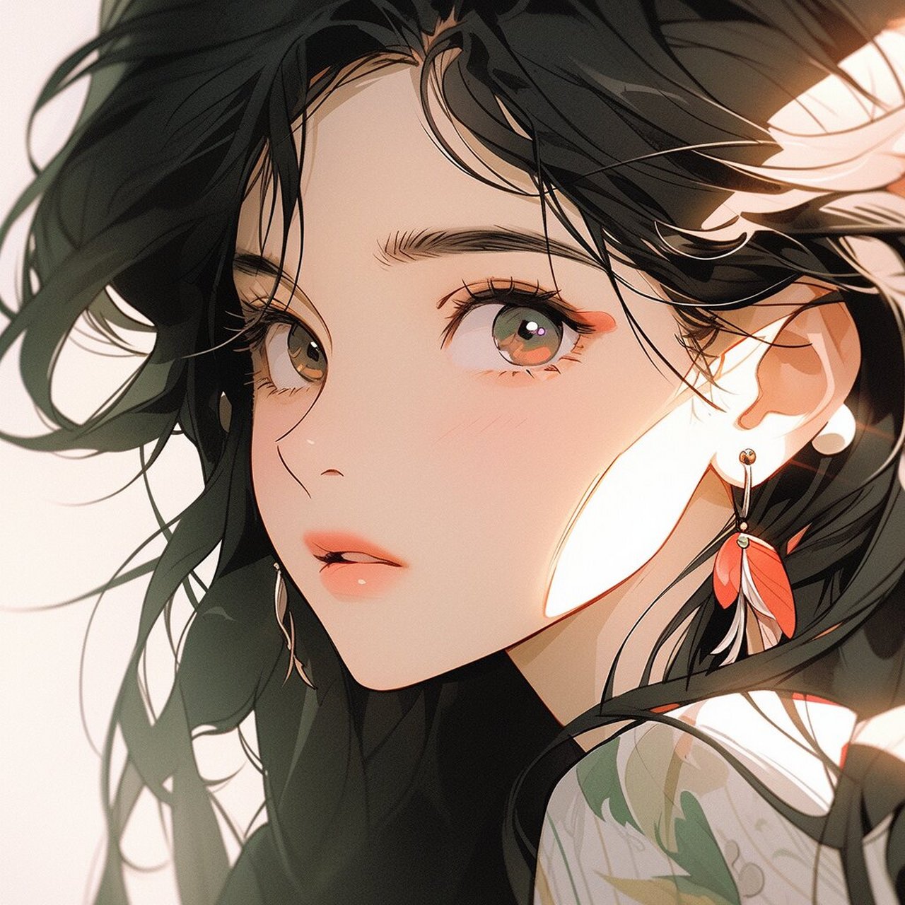 女生头像92 | 卷发大波浪