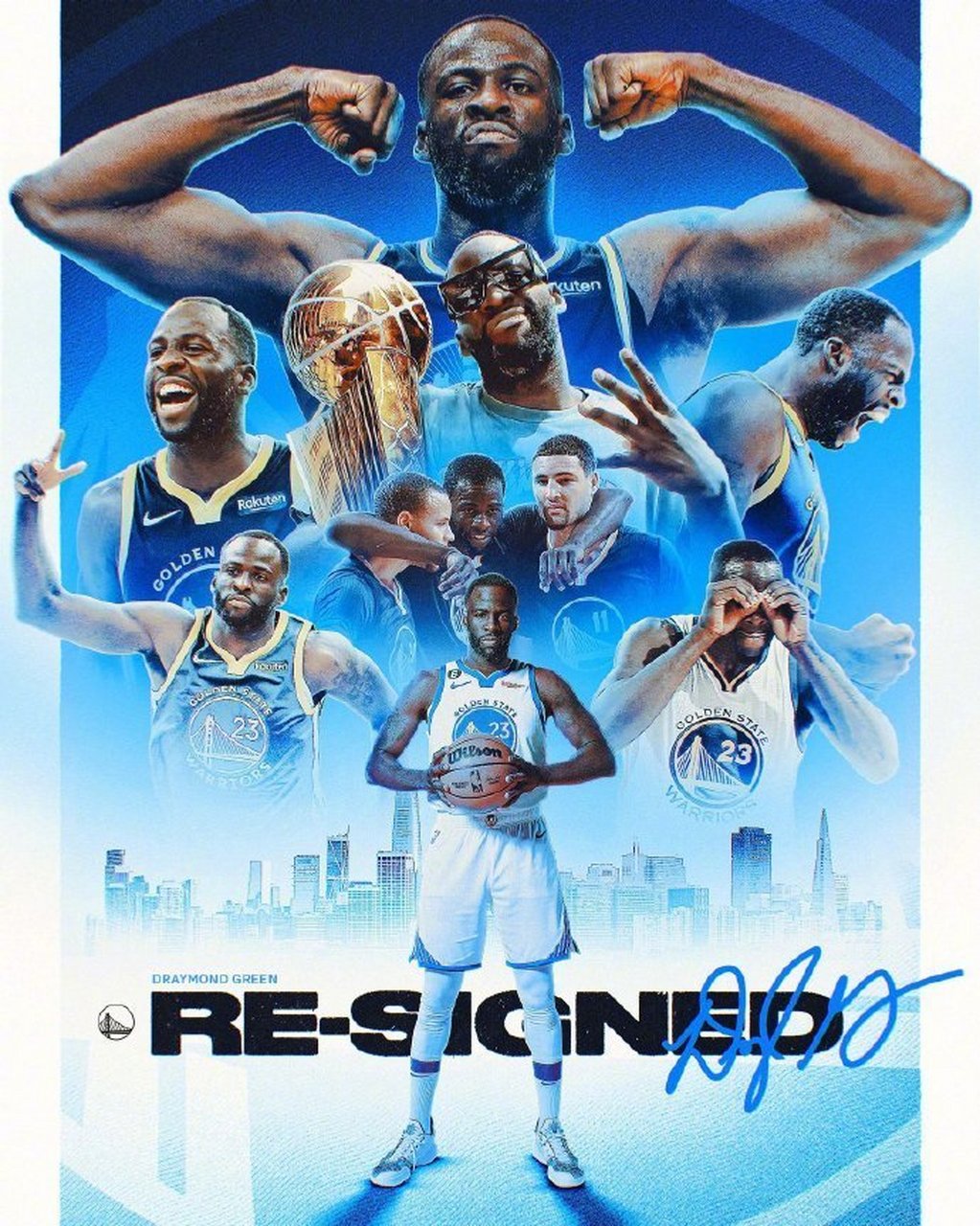 🖋️#勇士正式续约追梦格林#