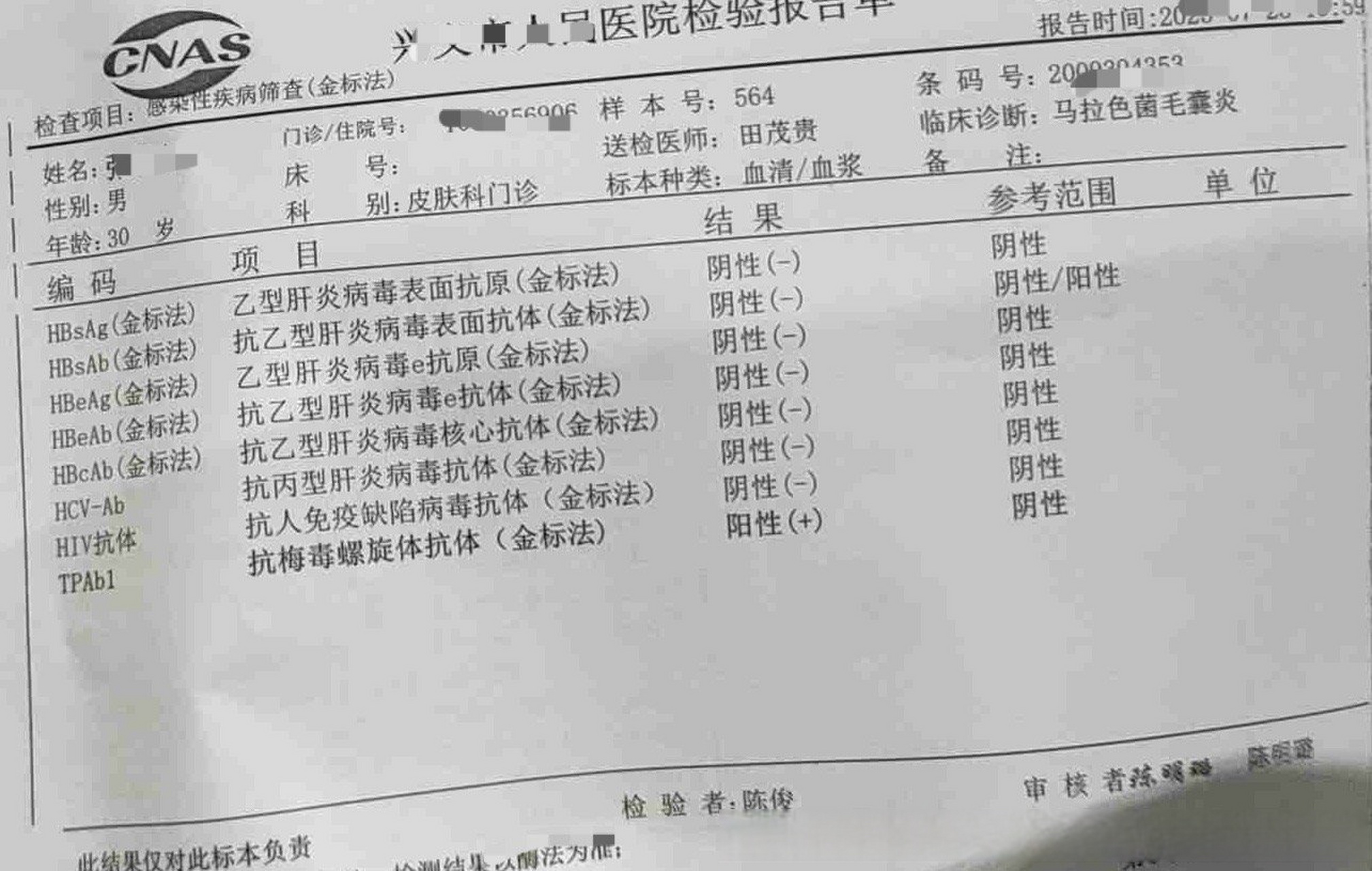 中国医师节# 男性早期梅毒表现,现在4个月了.