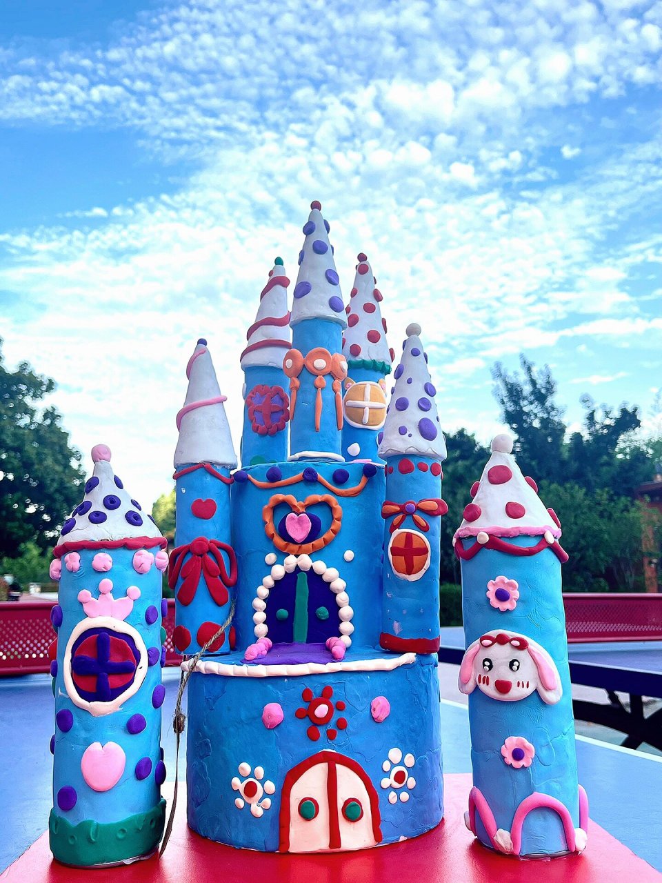 六一儿童节超级出效果的粘土城堡!