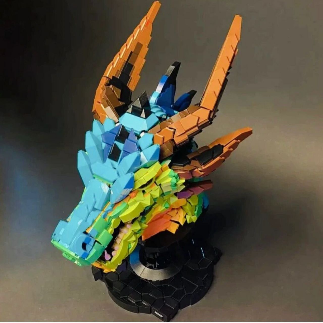 【龙头 图纸分享】 moc乐高龙头图纸分享