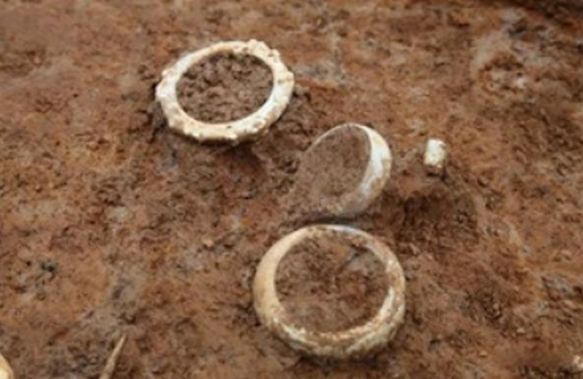 古玉#良渚蚩尤环,要么遇不上,一坑出两个!