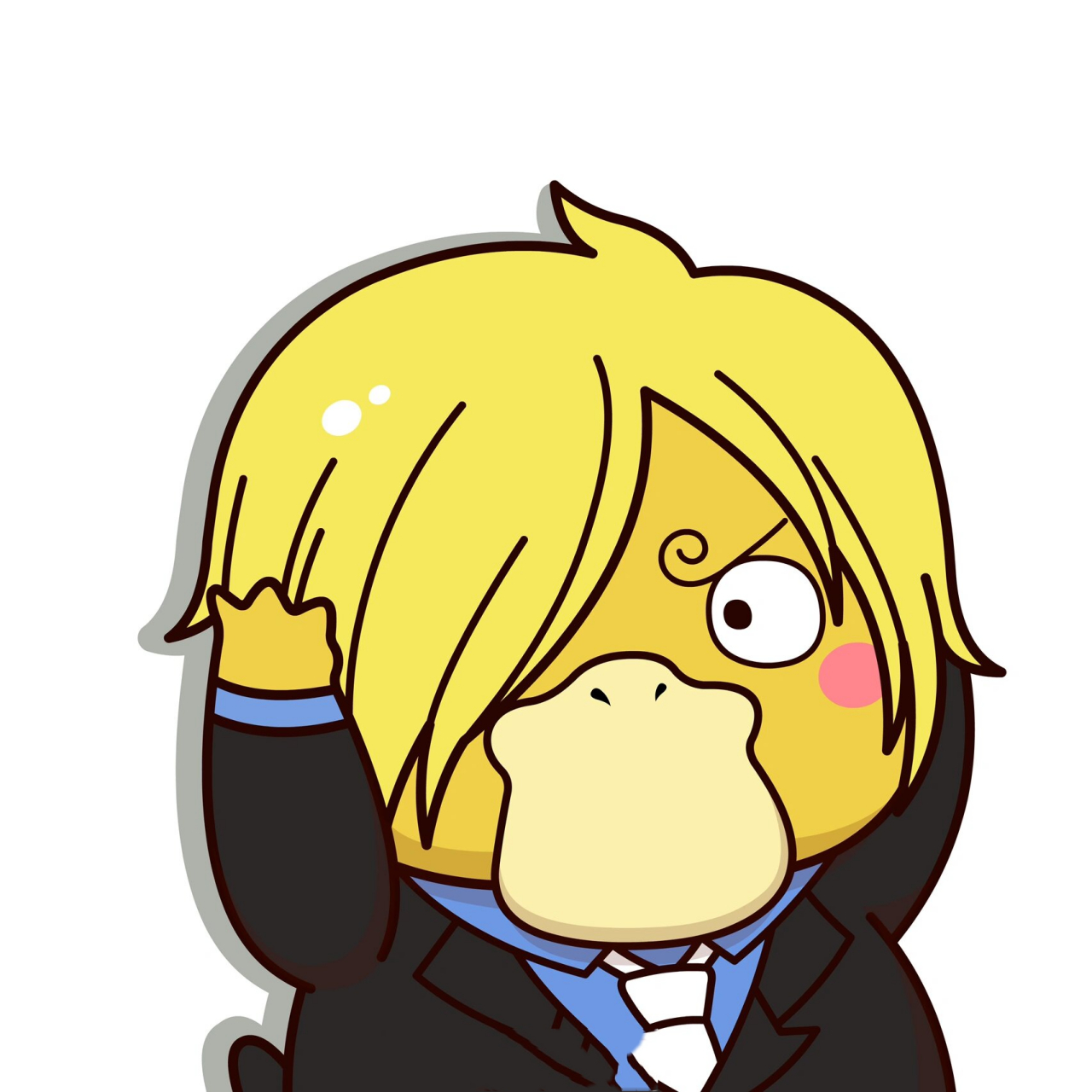 可达鸭系列头像第三弹来啦! 怎么会是渣男?