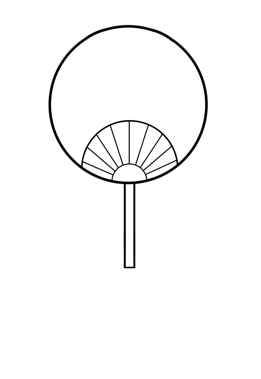 可爱小兔子团扇 简笔画 怎么会有这么可爱的扇子呀7815,粉兔兔