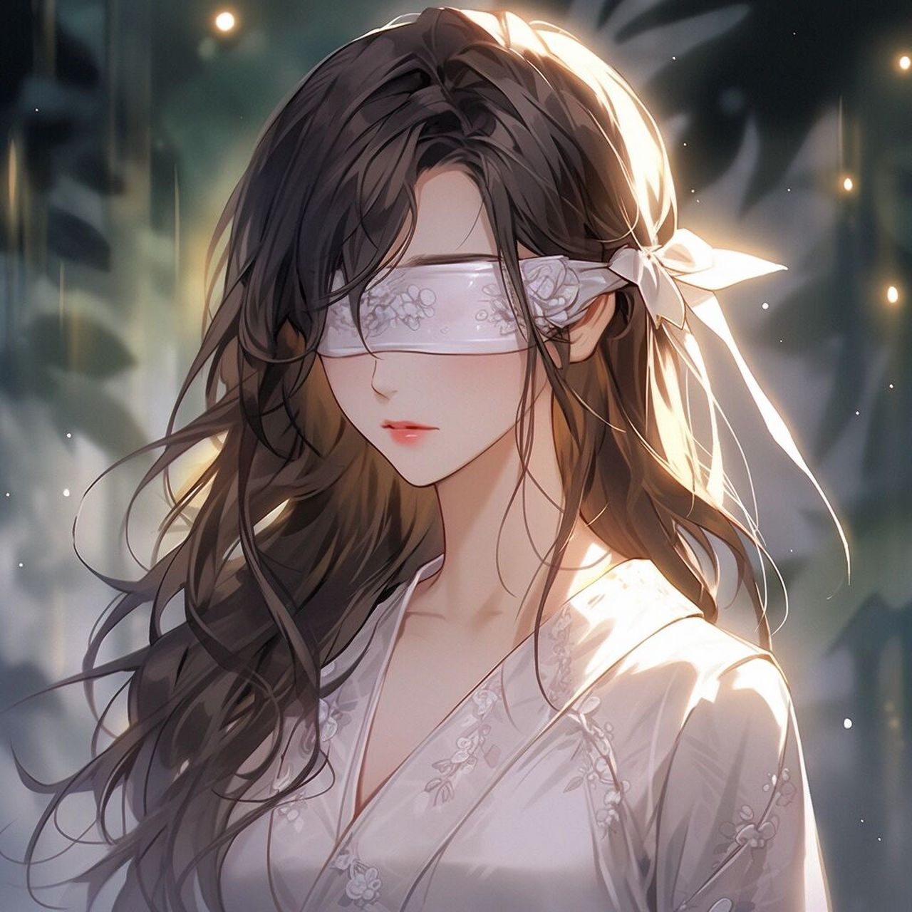 白色系列|蒙眼|女头    禁欲系