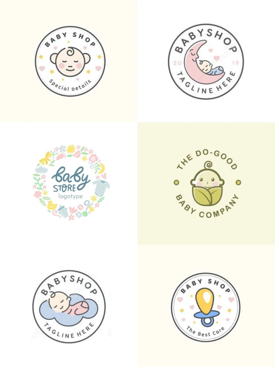 母婴店logo设计94温暖治愈的母婴用品店 风格:温馨/卡通/治愈/暖