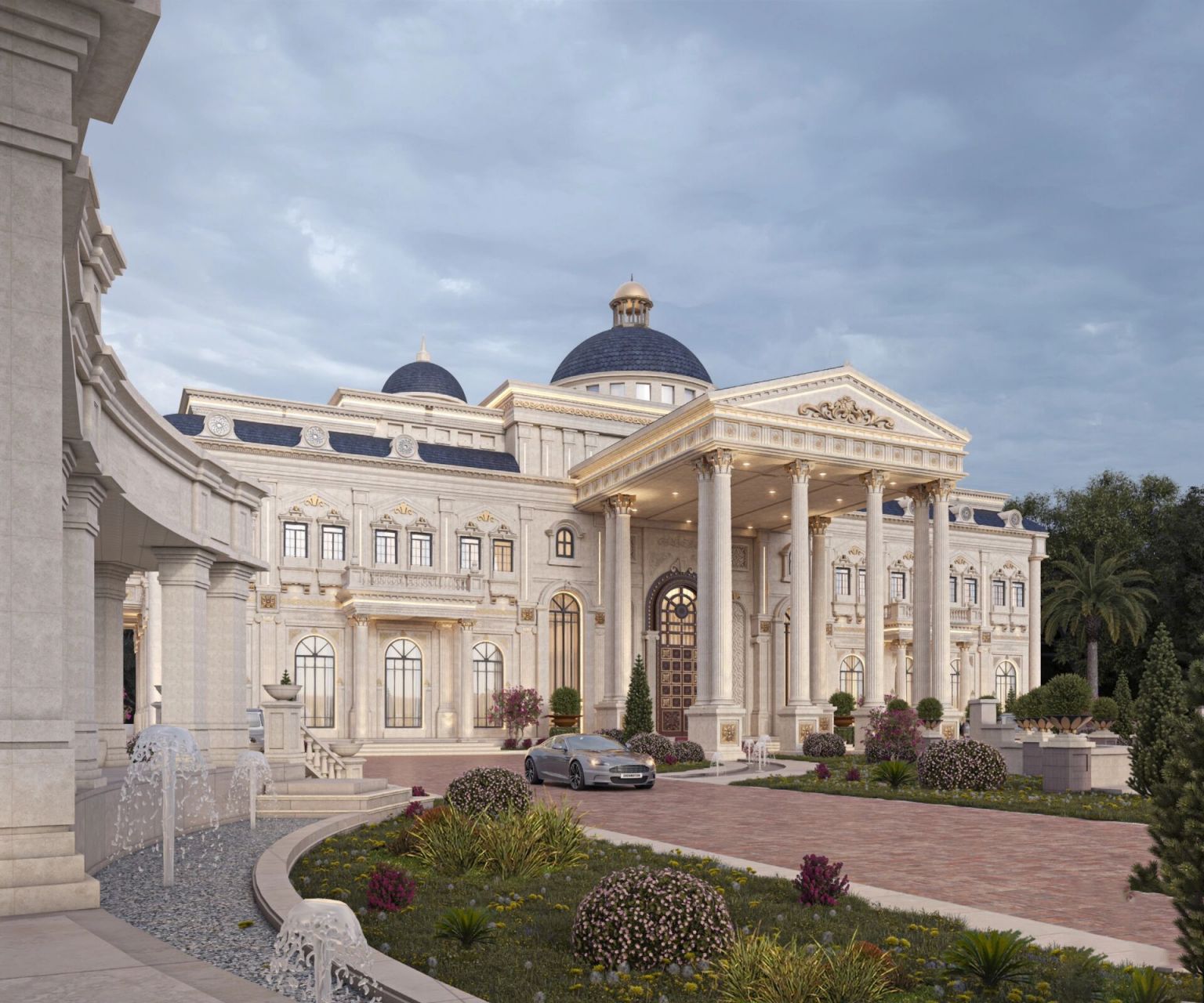 占地400平,两层法式风格自建别墅设计 🙋如有自建房需求,关注沟通