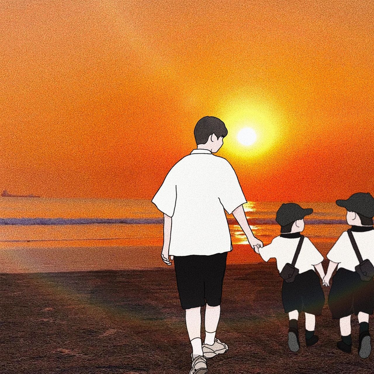 亲子情侣头像|一家四口|男宝篇 现在我会觉得 父母健康 你很快乐 那些