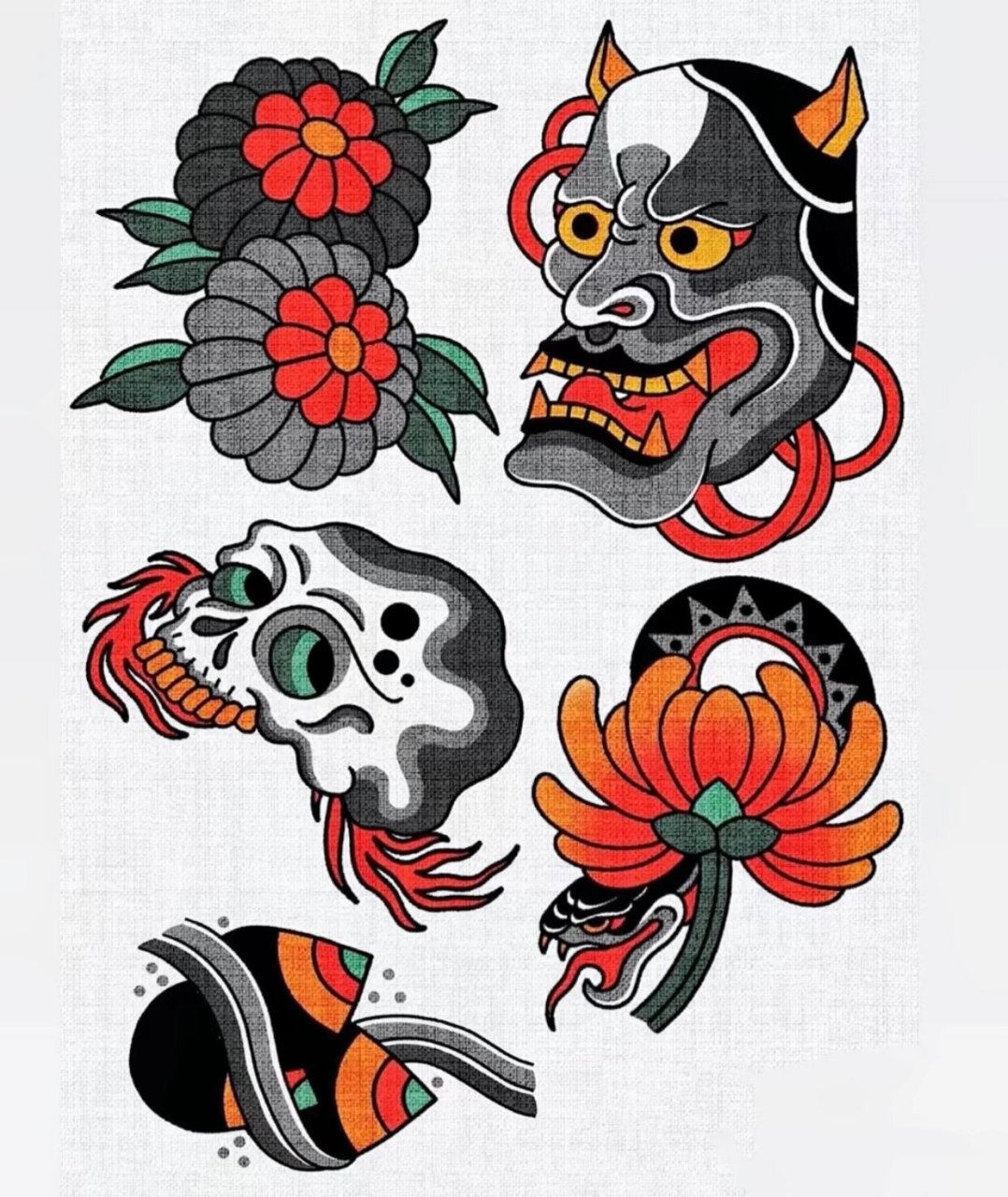 old school纹身图案 新传统纹身图案素材