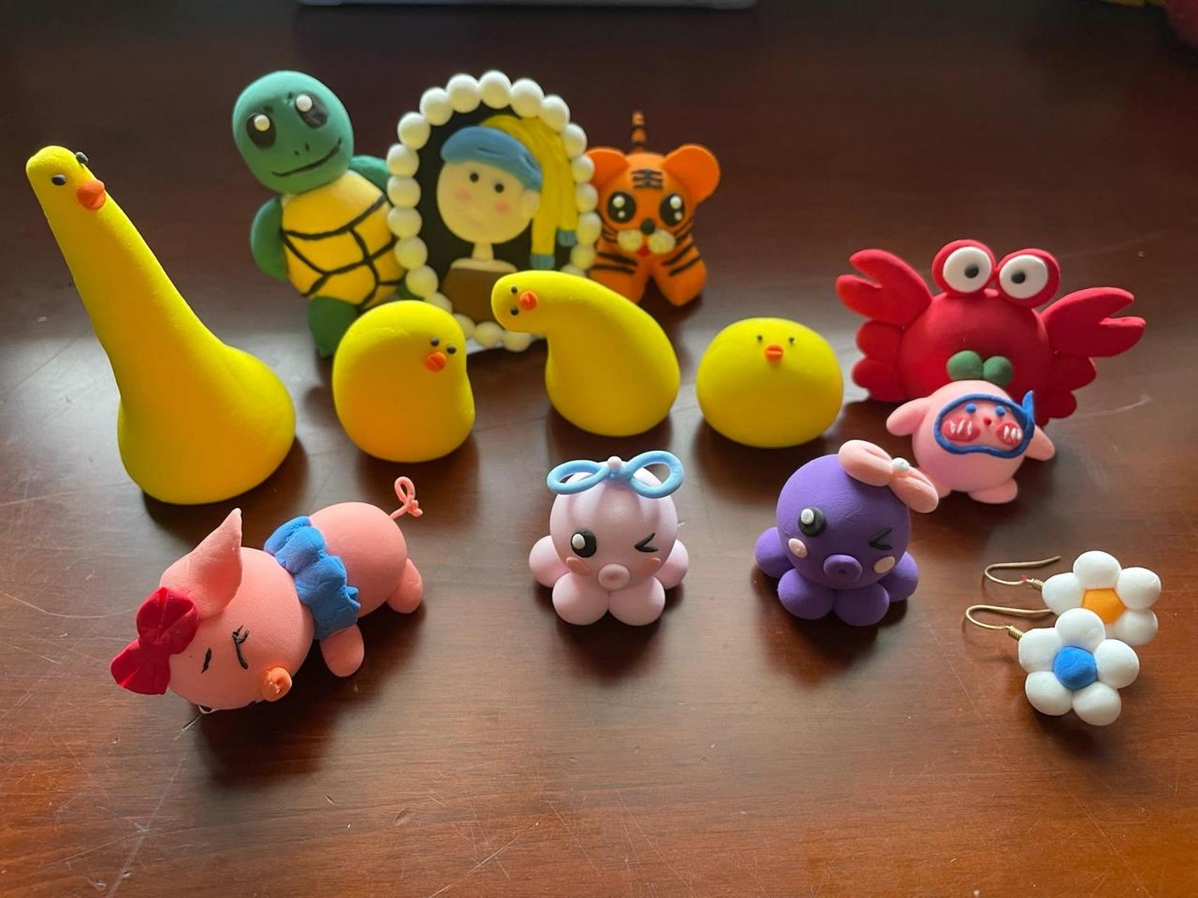 黏土小动物大合集啦~~ 极具可爱