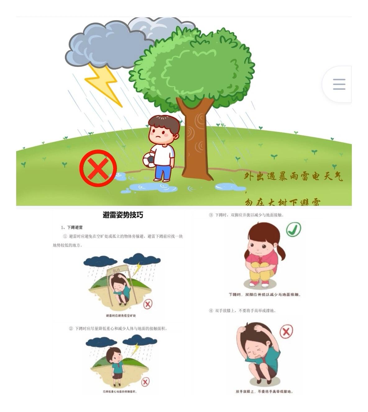 雷公打雷卡通图片