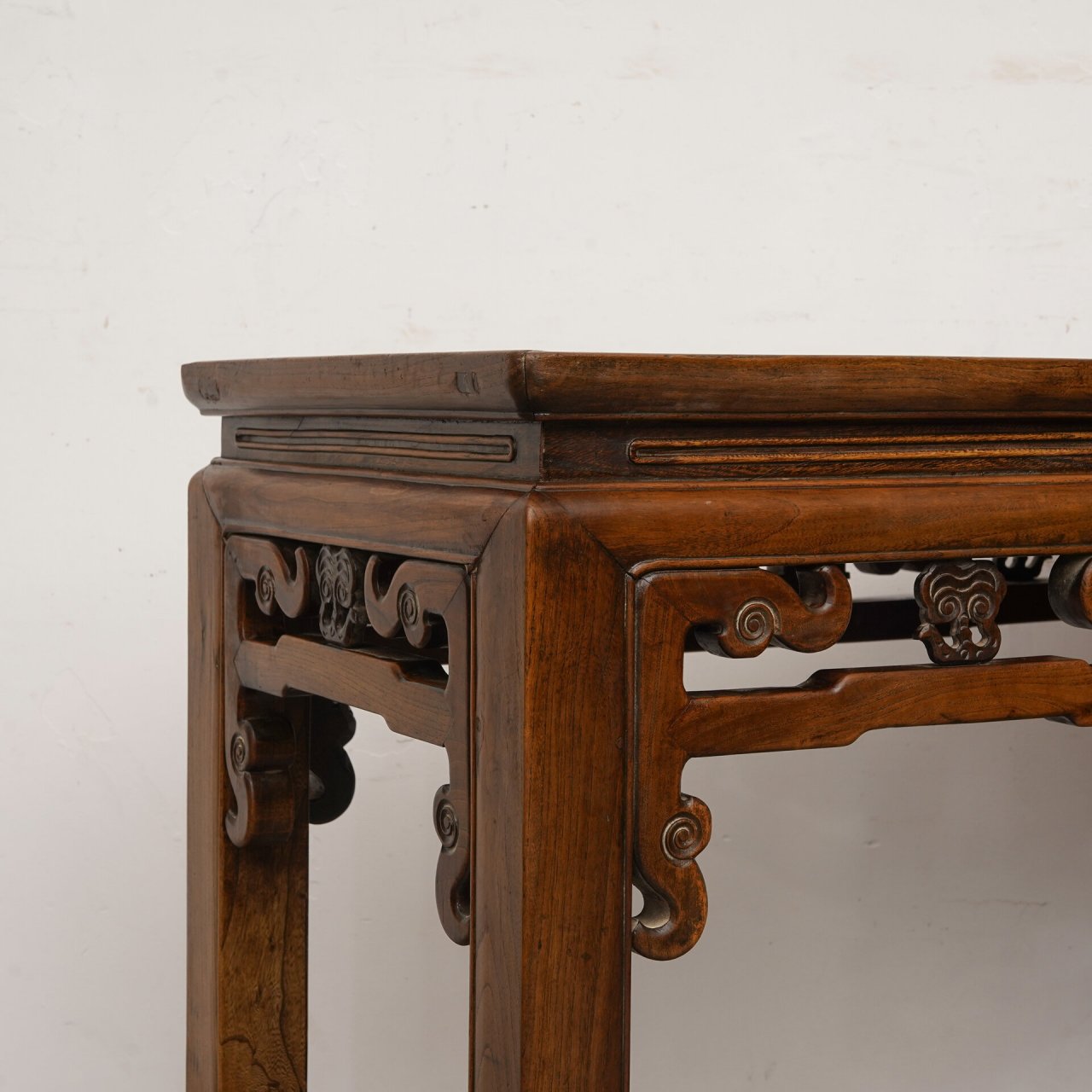 清代榉木老半桌条桌茶桌老桌子古董老家具