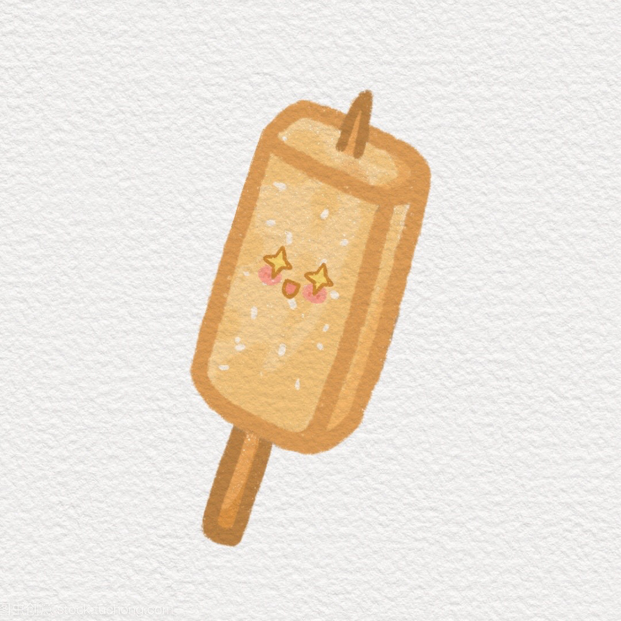 原创简笔画day10|美味烤串系列96 "没有什么是一顿烧烤解决不了的"