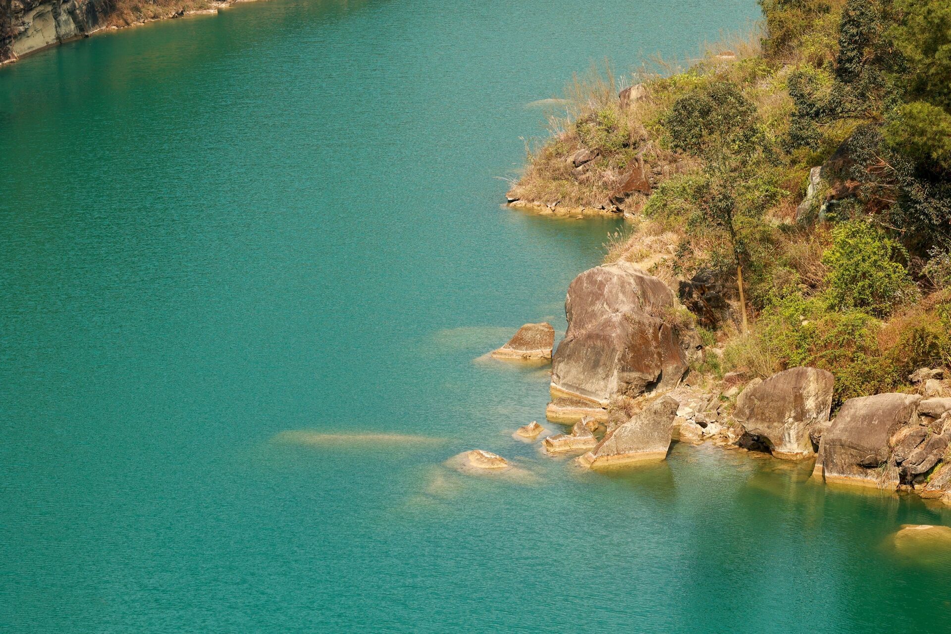 周末去哪儿—荣县双河口水库 双河口水库位于荣县旭阳镇,距离县城5