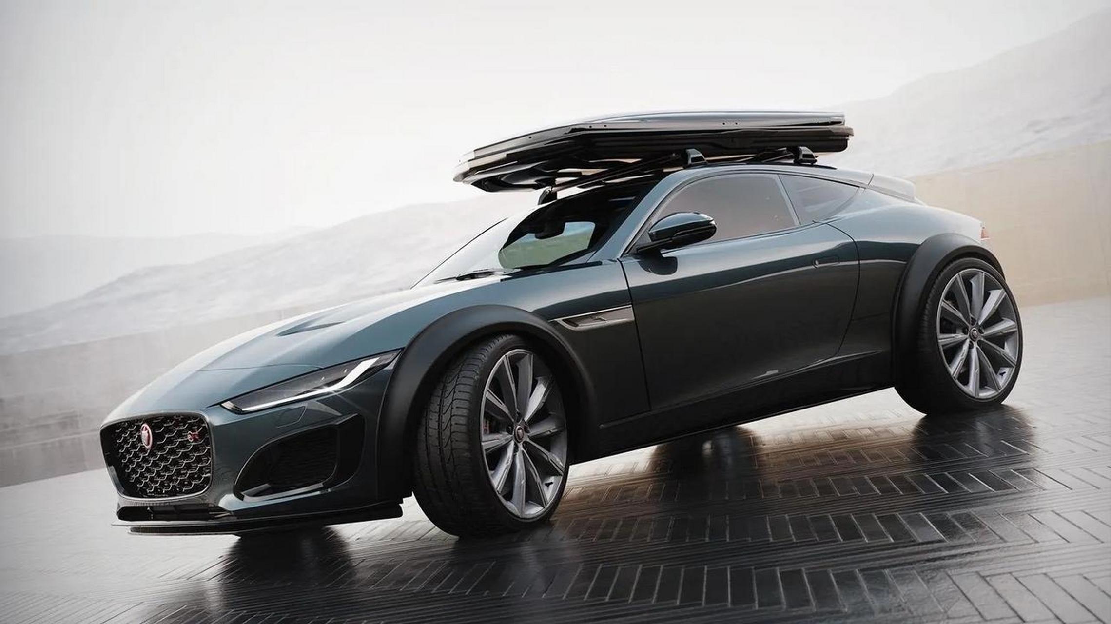 捷豹f-type跨界猎装版惊艳亮相!